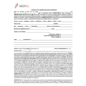 Imagen ilustrativa contrato de administración de inmueble